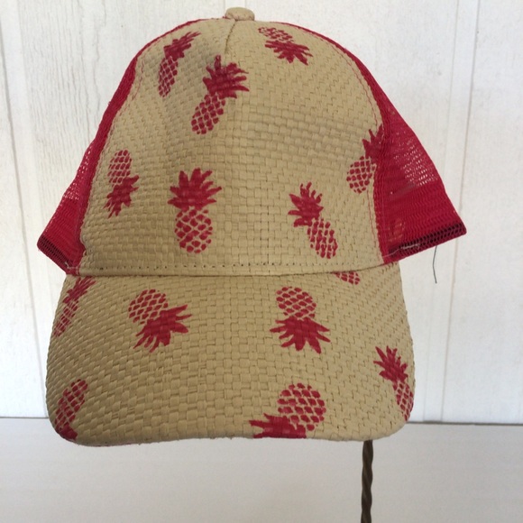 RAMPAGE PINEAPPLE TRUCKER HAT NWT - Picture 2 of 8